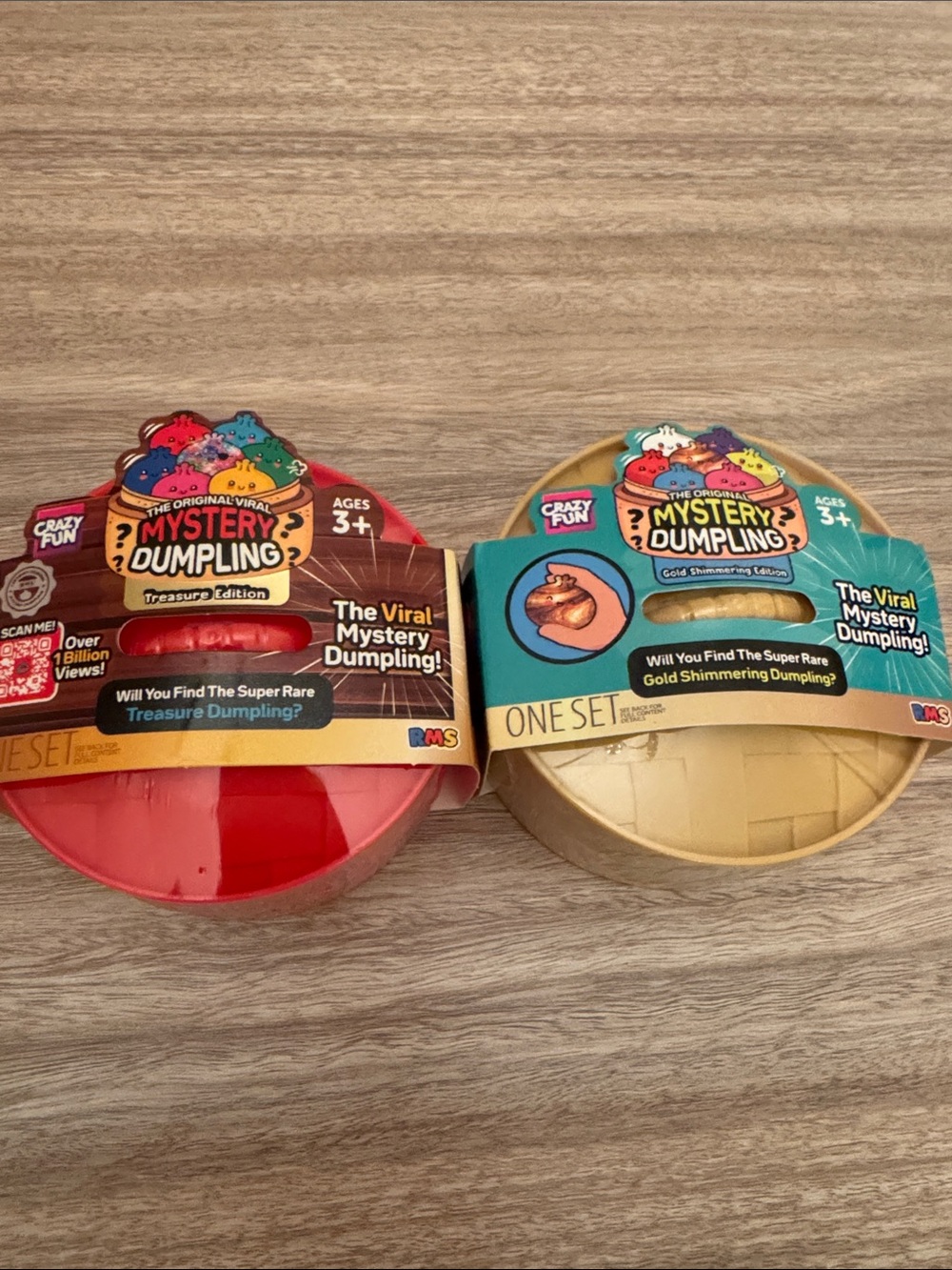 Mystery Dumpling Gold Shimmering & Treasure Edition. Set of 2. NEW